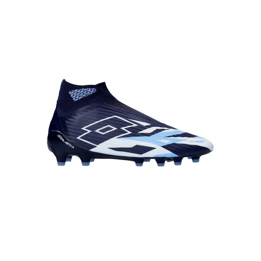 NEW LOTTO men's solista 100 vi gravity fg soccer cleats in navy blue